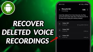 How To Recover Deleted Voice Recordings From Android Phone [upl. by Aramac]