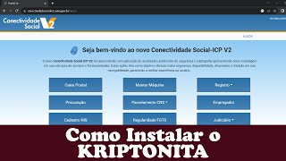 Instalar o KRIPTONITA do CONECTIVIDADE SOCIAL da CAIXA [upl. by Scuram]