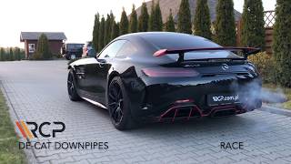 MercedesBenz AMG GTR  RCP Exhausts  Decat downpipes [upl. by Alvord]