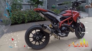 ZX10R Motovlog 11Làm tí Ducati Hypermotard 821  Test ride Ducati Hypermotard 821 [upl. by Mavra]