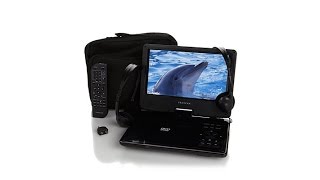 Proscan 9quot Portable DVD Player with Case and 4 Movies [upl. by Noni]