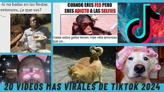 ¡20 videos virales¡ 2024 de tik tok memes Latinoamérica [upl. by Engis]