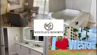 WestGate Vacation Villas Room Tour and Resort Tour [upl. by Assilrac]