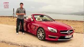 Mercedes SL63 AMG video review  Auto Express [upl. by Trinette908]