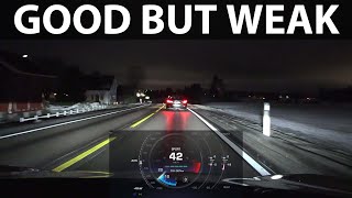 Tesla Model 3 LR Highland matrix headlights test [upl. by Adriana]