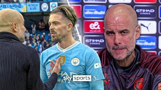 I do it for the cameras For my ego 🙄  Pep RESPONDS to treatment of Jack Grealish [upl. by Deaner]