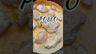 Pollo en crema la receta de hoy espero les guste 🤤🥹 polloencrema comidacasera [upl. by Crowley992]