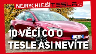 10 zajímavostí o Tesle které možná nevíte  Proč je Tesla lepší než konkurence  4K [upl. by Notlim960]