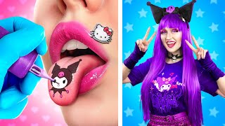 From Nerd Hello Kitty to Kuromi  Vampire Vs Kuromi [upl. by Hemphill]