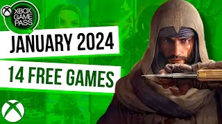 Xbox Game Pass January 2024 Games  Xbox Game Pass January 2024 [upl. by Elleiram19]