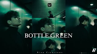 BOTTLE GREEN  LIGHTROOM MOBILE PRESET FREE DOWNLOAD [upl. by Sabsay217]