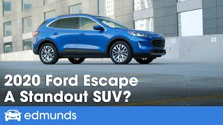 2020 Ford Escape Review amp First Drive — A Small SUV Standout [upl. by Arakal]