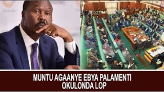 Mugisha Muntu aganye ebya palamenti okulonda LOP [upl. by Htennek]