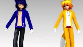 【MMD  Creepypasta】SonicexeTails Doll  GLIDE [upl. by Oikim]