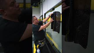 Robert showing us how he gets the rear windshield tint into the car from the peel board theres [upl. by Munster]