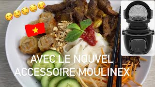 Je teste l extracrisp sur le cookeo touch wifi Bò bùn au bœuf comme au restaurant  un régal 😍😍😍 [upl. by Noside]