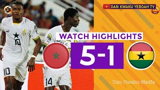 Ghana vs Morocco 15 AFCON U23 Extended Match Highlights and Goals [upl. by Iffar831]