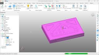 Powermill Example 2D Preparing Model [upl. by Yenreit236]