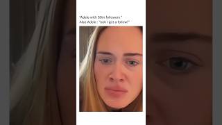 Best memes on the internet part 126 🤣 Adele shorts celebrity funny fyp memes viral [upl. by Aicenav]