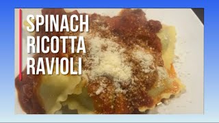 Spinach Ricotta Ravioli Easy To Cook  LizaTony Vlogs [upl. by Elke849]