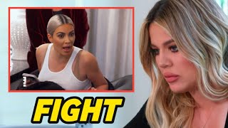 FIGHT🛑 Khloe Kardashian gets in a heated fight with Kim Kardashian for showing off her “bulls” [upl. by Amasa]