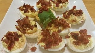 Jalapeno and Bacon Deviled Eggs Episode 44 [upl. by Coulter]