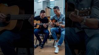 ronaldo and messi singing cr7 football cristianotonaldo messi shorts trending viralvideo [upl. by Ynehteb854]