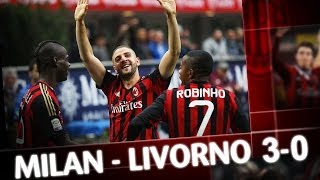 AC Milan  MilanLivorno 30 Highlights [upl. by Capps]