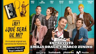 MARCO ZUNINO Y EMILIA DRAGO  ¡AY ¿QUÉ SERÁ DE MÍ EL MUSICAL [upl. by Lalat556]