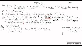 Lecture 1  Introduction to Topological Space  Topology  In Bengali  Mathematics Honours [upl. by Buddy]