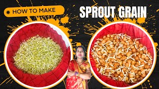 मूंगचना अंकुरित करने की विधि  प्रोटीन सलाद बनाने के टिप्स । How to Sprouts beans Sprouts [upl. by Lenoj]