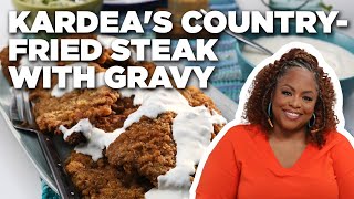 Kardea Browns CountryFried Steak with Gravy  Delicious Miss Brown  Food Network [upl. by Theodore]