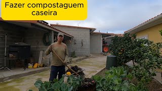 Como fazer compostagem caseira MASSEY FERGUSON 165 [upl. by Scribner]