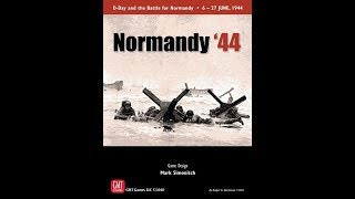 Normandy 44 Full Battle  618 June Turns 113 GMT Games [upl. by Osana]