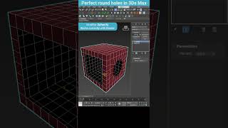 Mastering Perfect Circular Holes in 3Ds Max with Spherify Modifier shorts 3dsmax tips Spherify [upl. by Balough571]