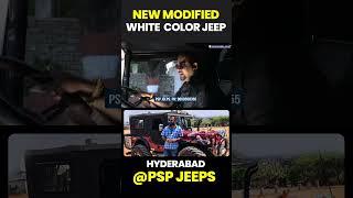 New White Modified Jeep for Ultimate OffRoading  PSP Jeeps Hyderabad  Call 9000508355  09 [upl. by Shlomo]