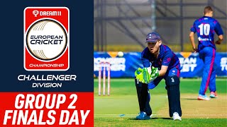 🔴 Dream11 ECC Challenger 2024  Group 2 Finals Day  29 Sep 2024  Live European Cricket [upl. by Liborio479]