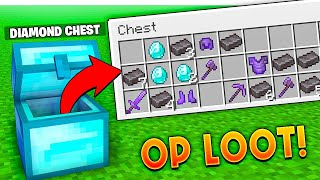 Minecraft But There are CUSTOM CHESTS [upl. by Ecinreb]