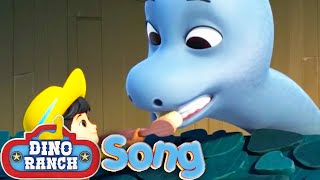 Brontosaurus Song  Nursery Rhymes amp Kids Songs  Dino Ranch [upl. by Neve]