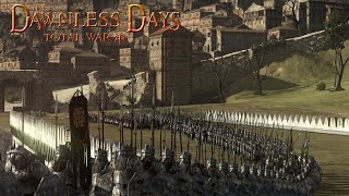 LEGENDARY BATTLE OF THE FIVE ARMIES  Dawnless Days Total War Multiplayer Siege [upl. by Einttirb]