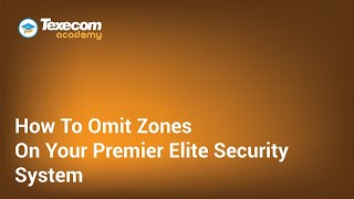 How To Omit Zones On A Texecom Premier Elite Security System [upl. by Karla]