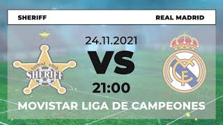 Horario y dónde ver  Sheriff Tiraspol vs Real Madrid [upl. by Harobed40]