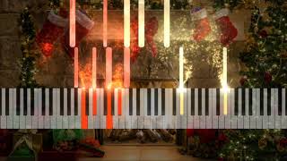 Michael Buble  Christmas Song Chestnuts Roasting On An Open Fire Piano Karoke Instrumental [upl. by Blynn]