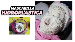 Como hacer una Mascarilla Hidroplastica y Limpieza facial Basica paso a paso [upl. by Jacky]