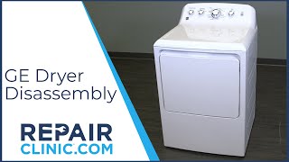 Disassembly  GE Electric Dryer Model GTD42EASJ2WW [upl. by Mei265]