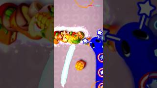 WormsZone amazing game play 👻👻👻  snake krnd gamer shortvideo worms snake [upl. by Eisen]