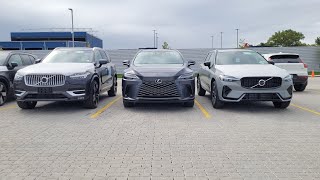 2024 Lexus RX450h PHEV vs Volvo XC60T8 vs XC90T8 [upl. by Shanan206]