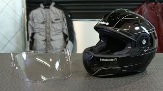 How To Change the Schuberth C3 amp C3 Pro Helmet Shield  Motorcycle Superstore [upl. by Grover]