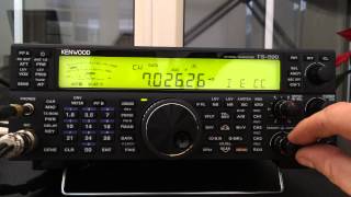 Kenwood ts590sg CW Decode [upl. by Nnahgiel]