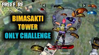 Bimasakti Strip Tower Only Challenge in Free Fire Custom Room  FataFat Eyeshot Tournament [upl. by Cate929]